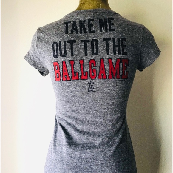 5TH & OCEAN Genuine Merchandise Anaheim ANGELS Baseball TEE SHIRT Kids Size 18 - Picture 4 of 8